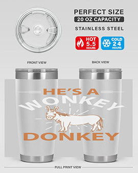 he’s a wonky donkey Style 4#- donkey- Tumbler