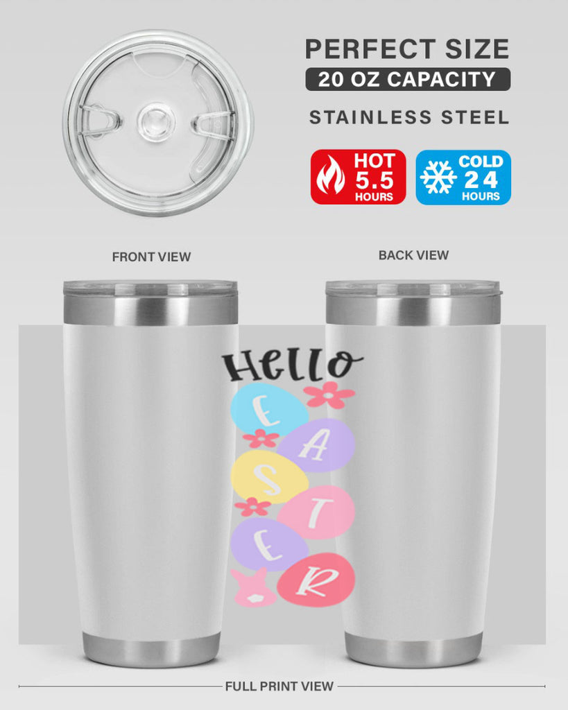 hello easter 32#- easter- Tumbler