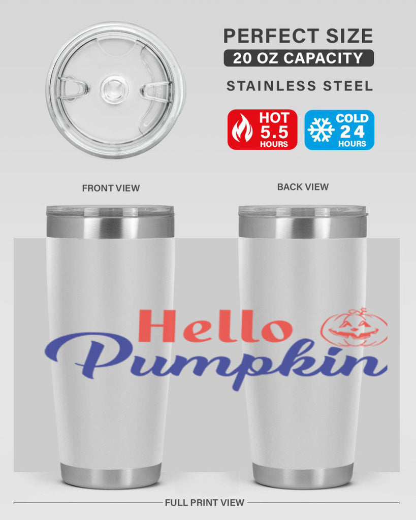 hello pumpkin 288#- fall- Tumbler