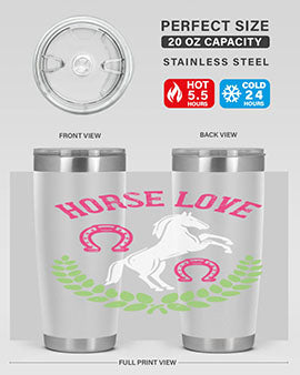 horse love Style 50#- horse- Tumbler