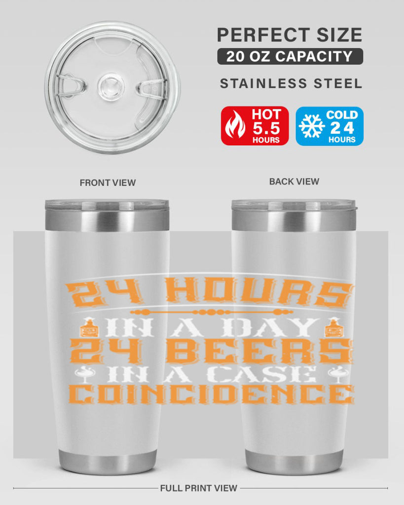 hours in a day beers in a case coincidence 56#- drinking- Tumbler