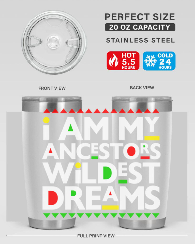 i am my  ancestors wildest dreams 115#- black words phrases- Cotton Tank