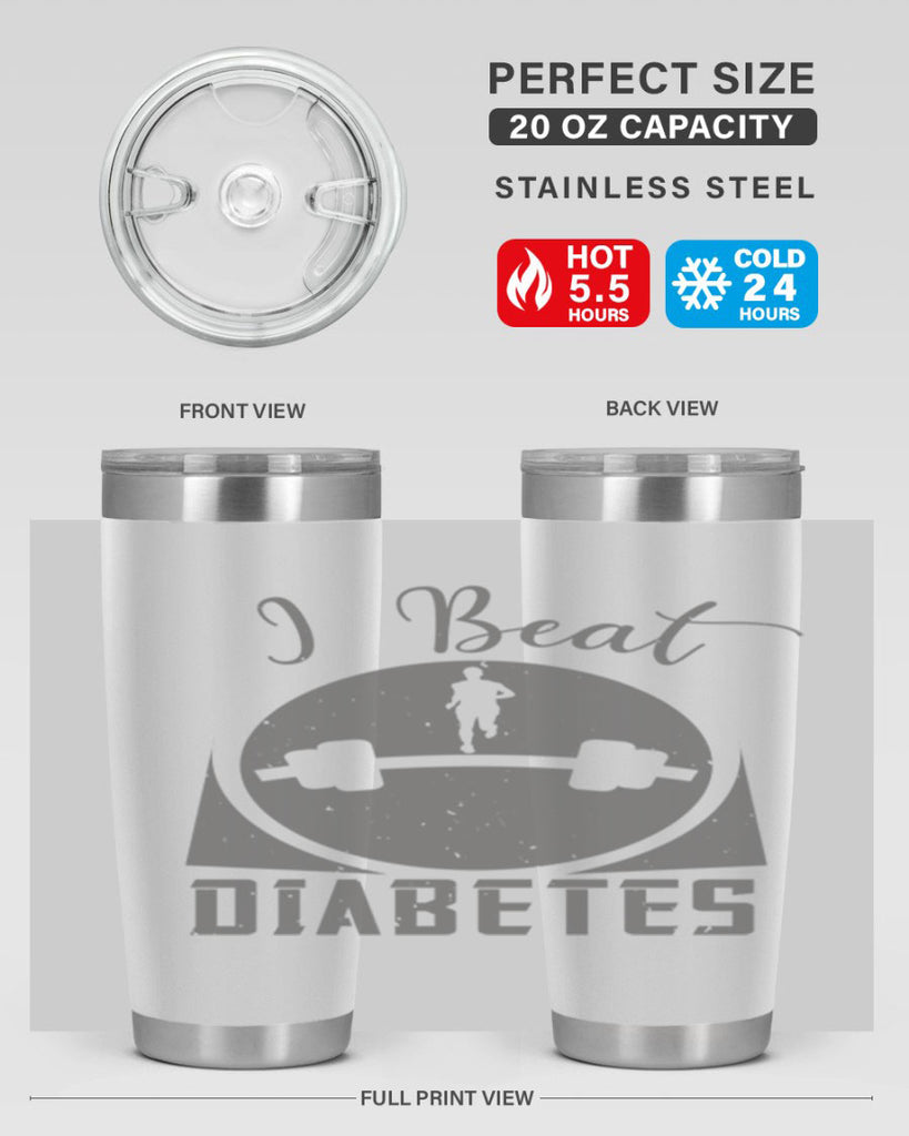 i beat diabetes Style 33#- diabetes- Tumbler