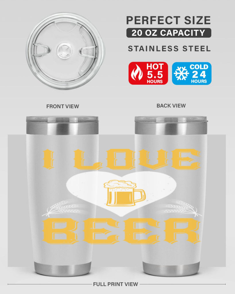 i love beer 74#- beer- Tumbler