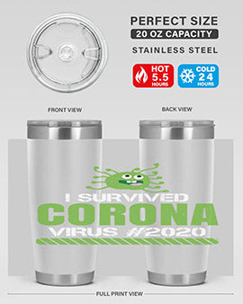 i survived coronavirus Style 33#- corona virus- Cotton Tank