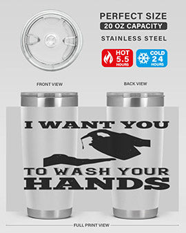 i want you to wash your hands Style 31#- corona virus- Cotton Tank