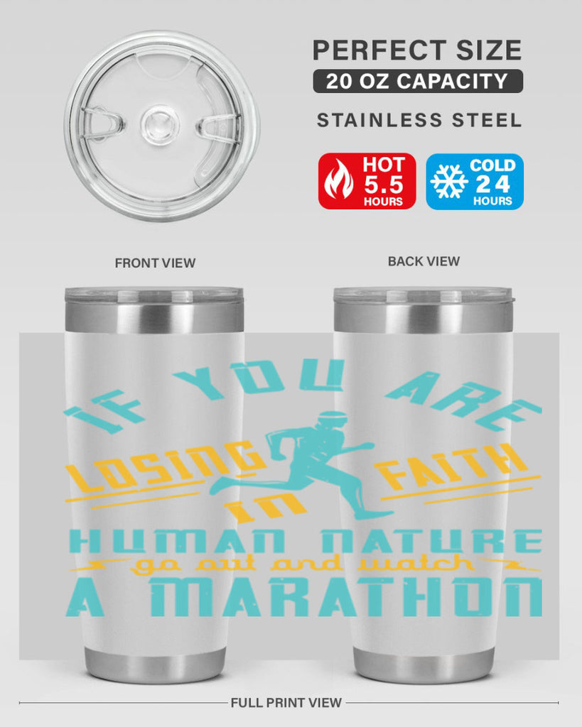 if you are losing faith in human nature go out and watch a marathon 37#- running- Tumbler