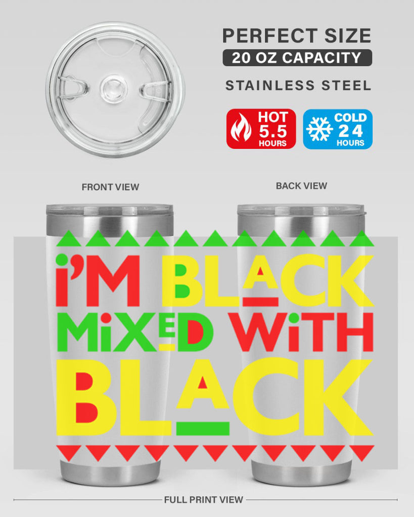 im  black  mixed with black  111#- black words phrases- Cotton Tank