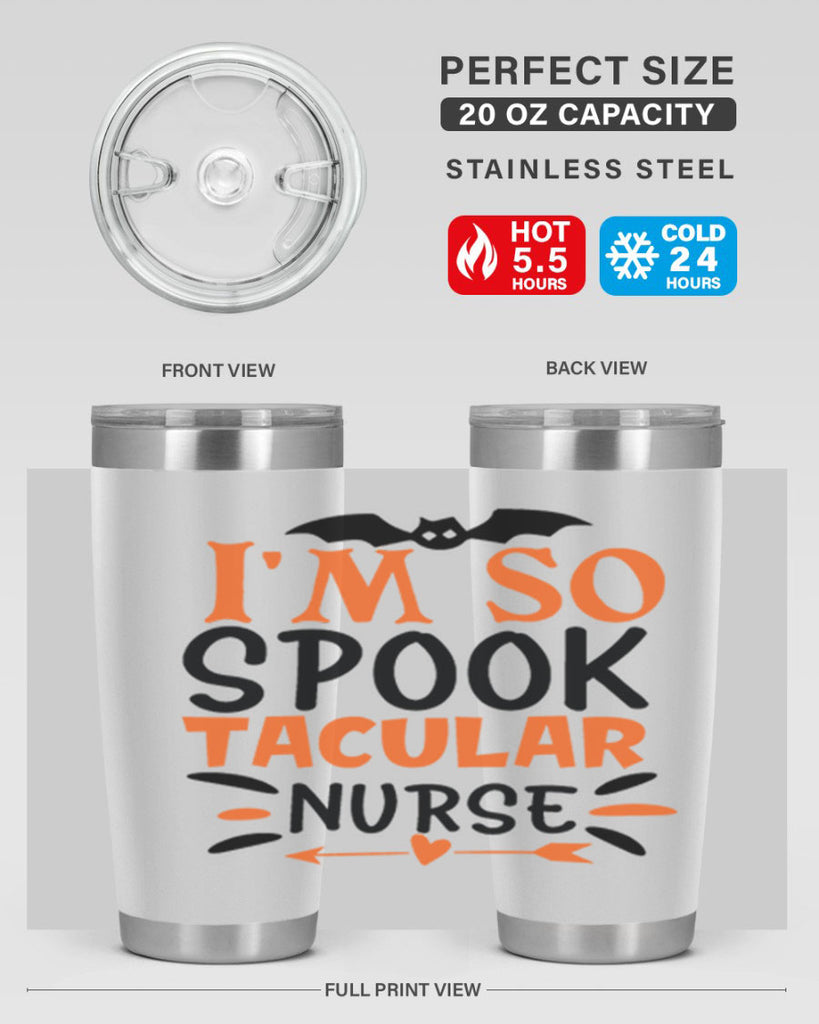 im so spooktacular nurse 111#- halloween- Tumbler