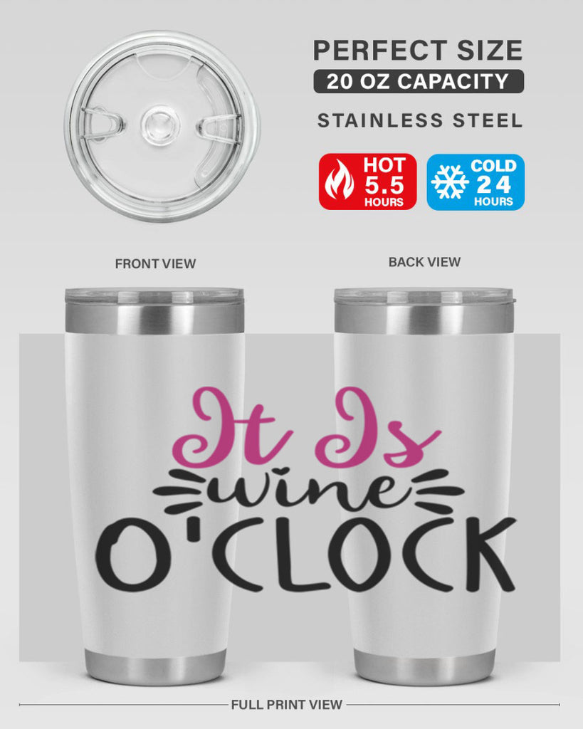 it is wine oclock 191#- wine- Tumbler