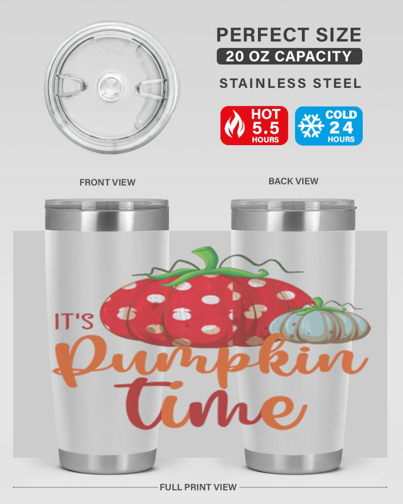 it s pumpkin time 368#- fall- Tumbler