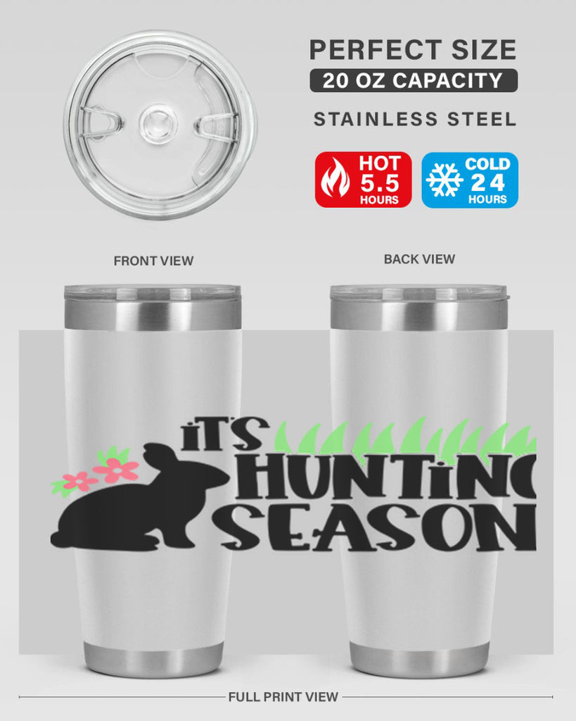 its hunting season 19#- easter- Tumbler