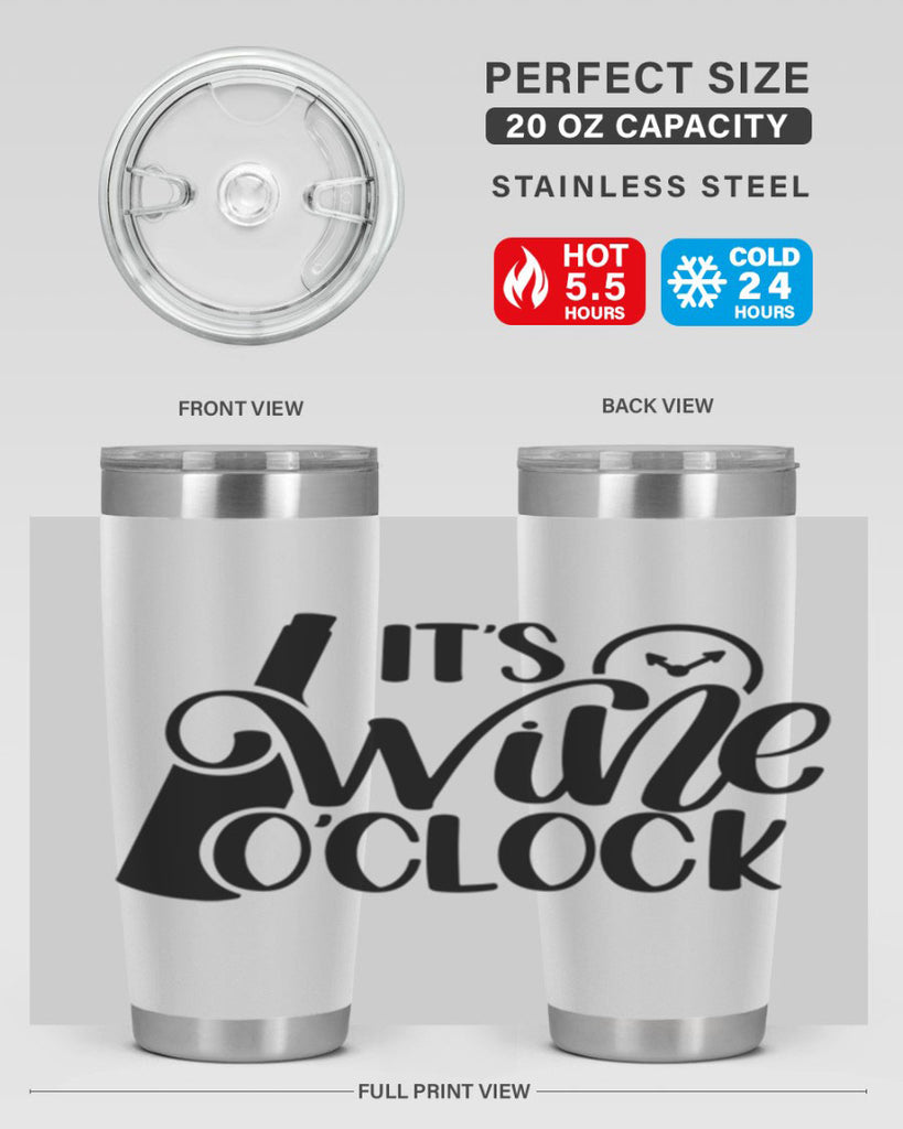 its wine oclock 47#- wine- Tumbler