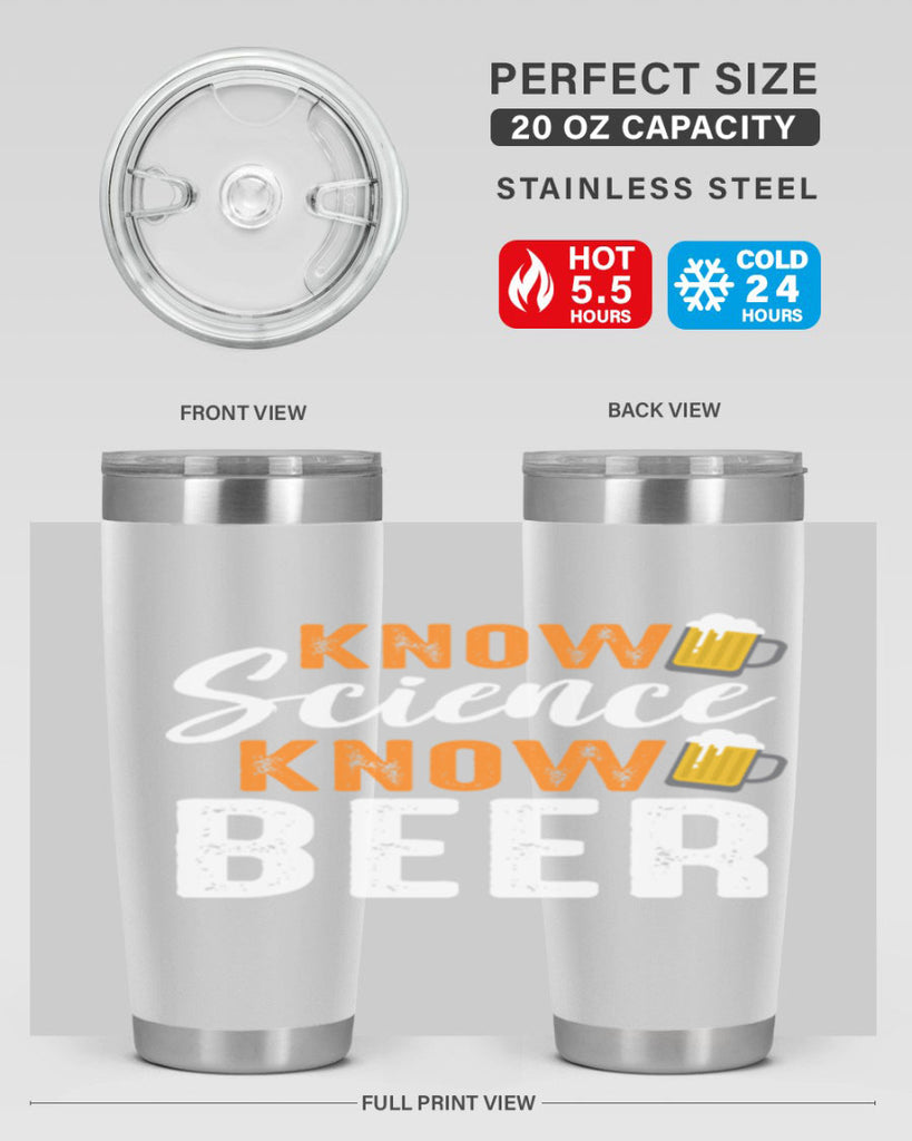 know science know beer 148#- beer- Tumbler