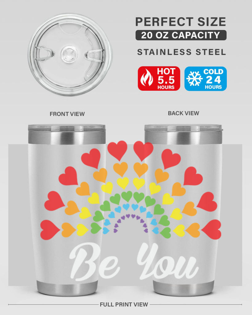 lgbtq be you rainbow heart lgbt 90#- lgbt- Tumbler