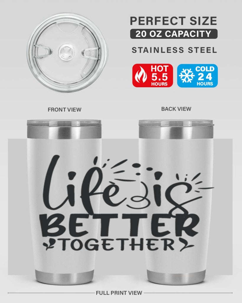 life is better together 23#- family- Tumbler