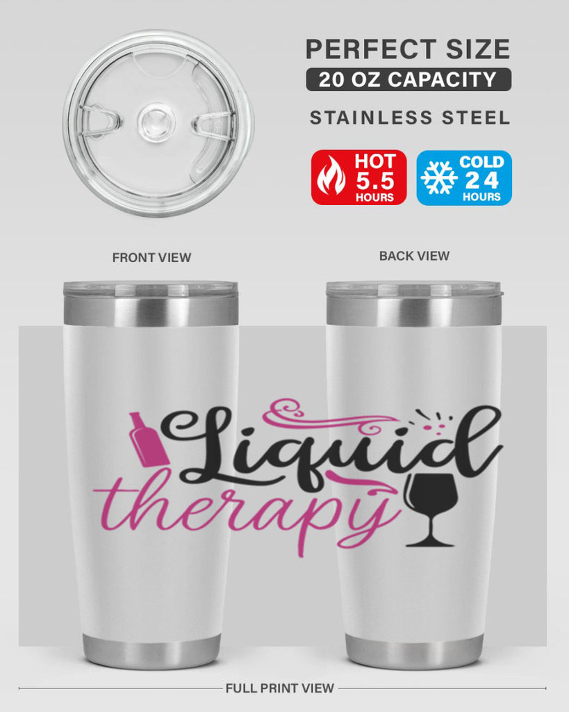 liquid therapy 185#- wine- Tumbler