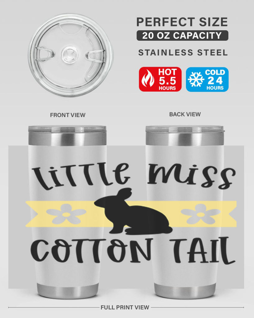 little miss cotton tail 17#- easter- Tumbler