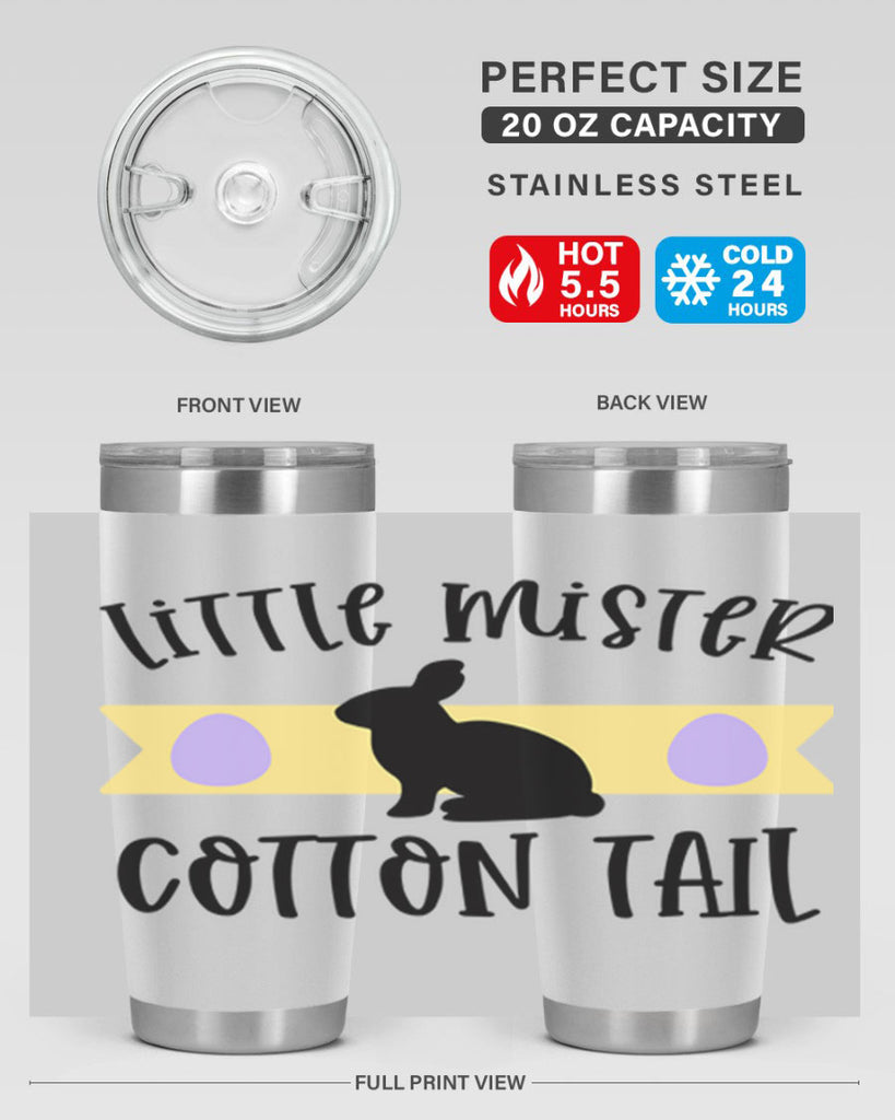 little mister cotton tail 16#- easter- Tumbler