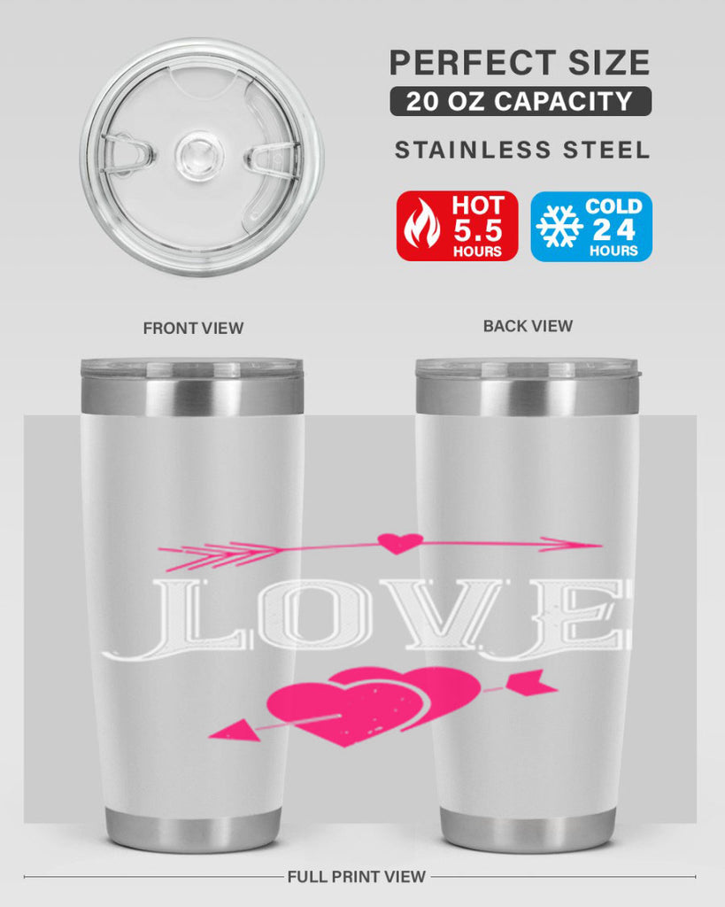 love 41#- valentines day- Tumbler