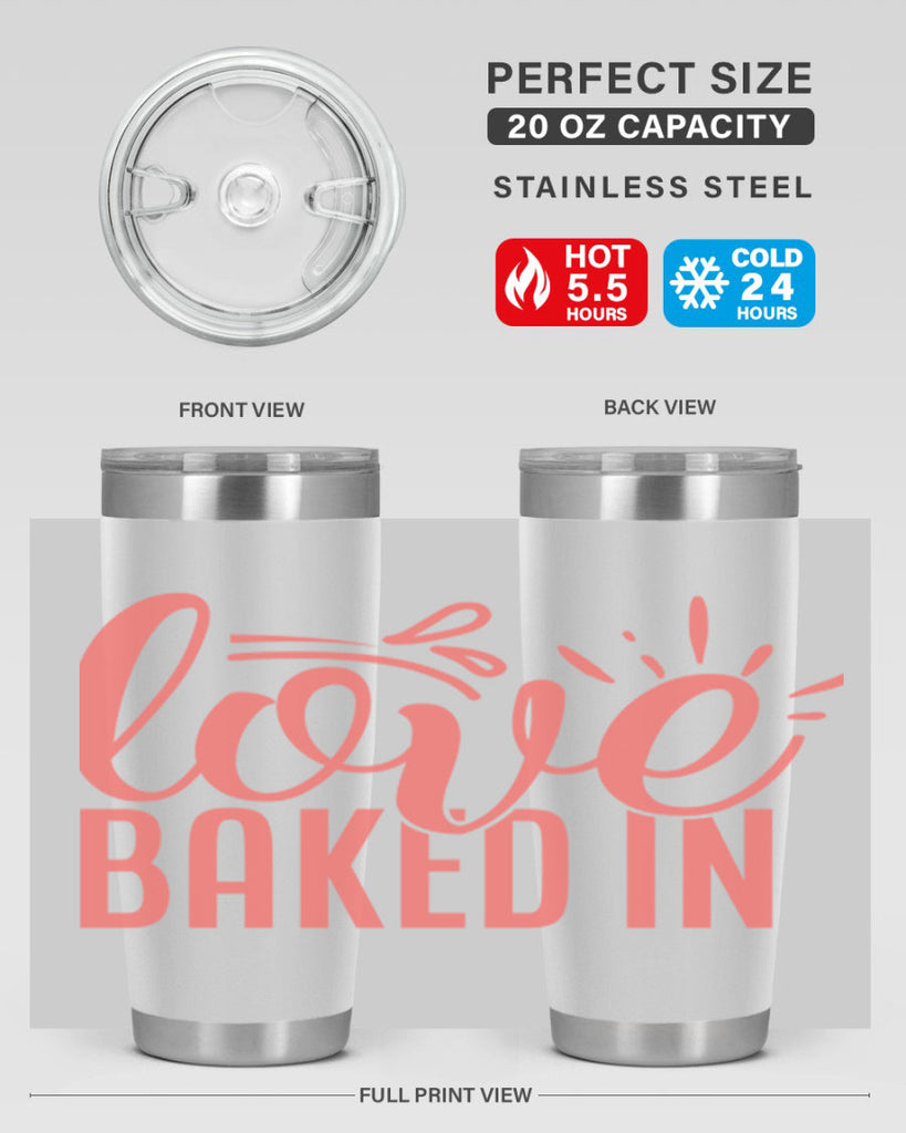 love baked in 13#- kitchen- Tumbler