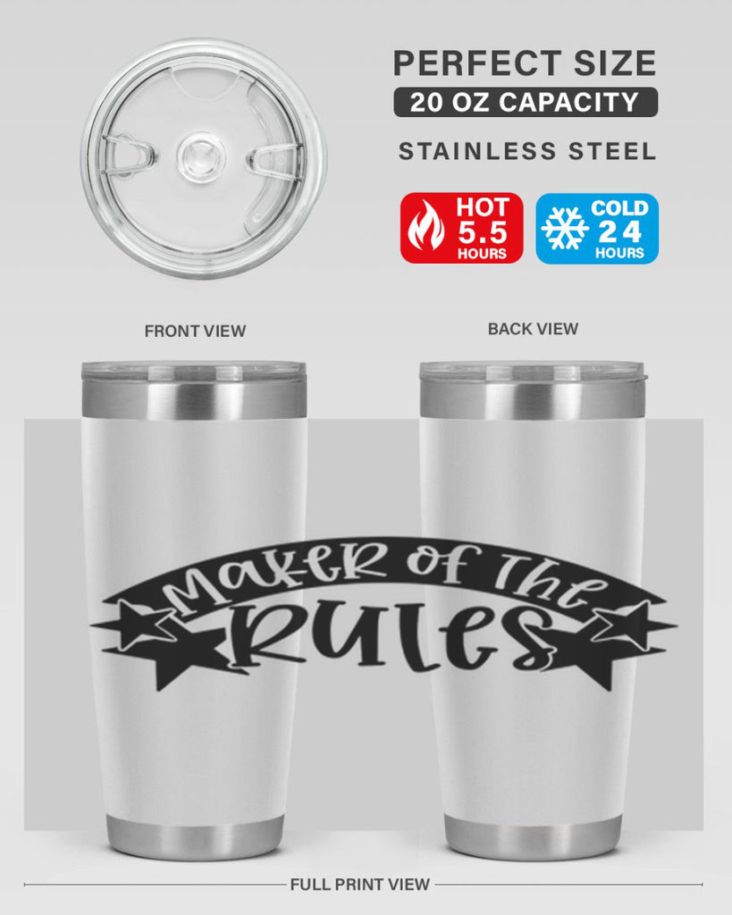 maker of the rules 31#- fathers day- Tumbler