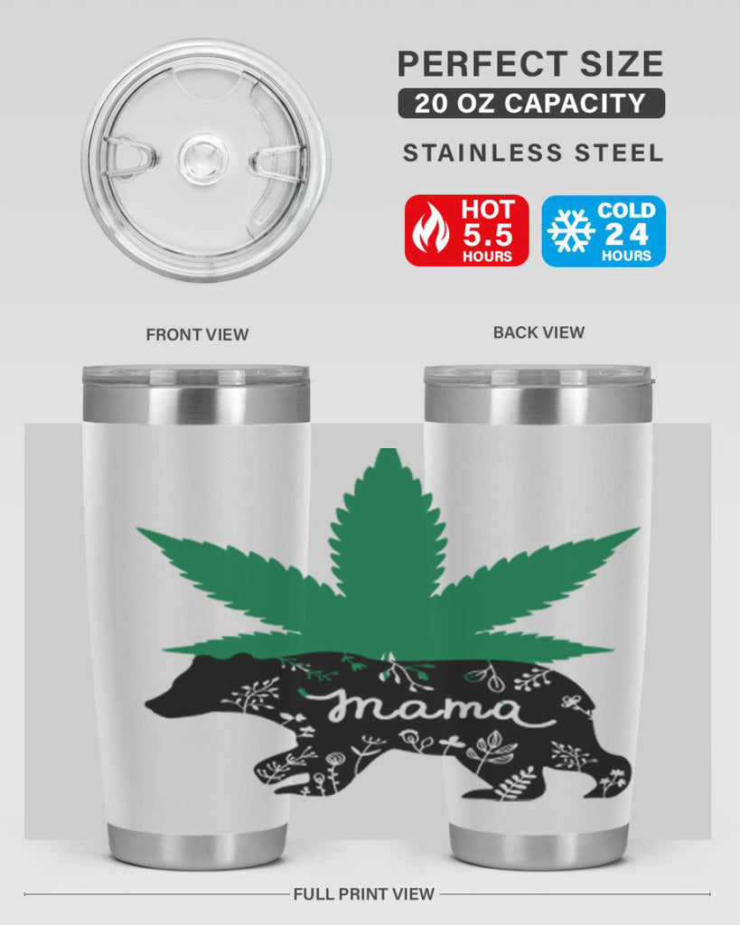 mama bear weed 196#- marijuana- Tumbler