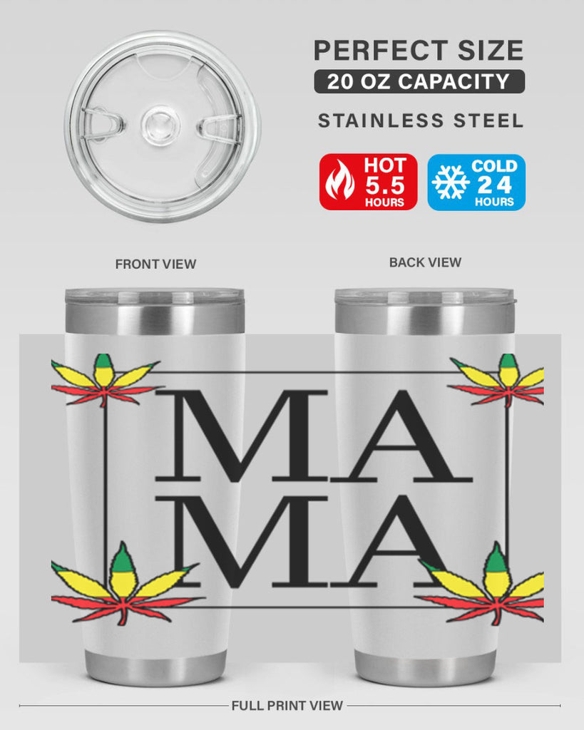 mama weed 197#- marijuana- Tumbler