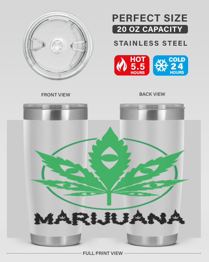 marijuana 198#- marijuana- Tumbler