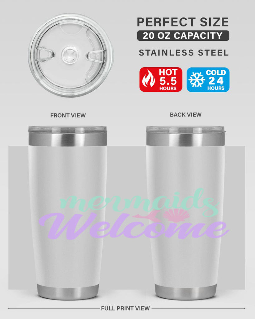 mermaids welcome 6#- mermaid- Tumbler