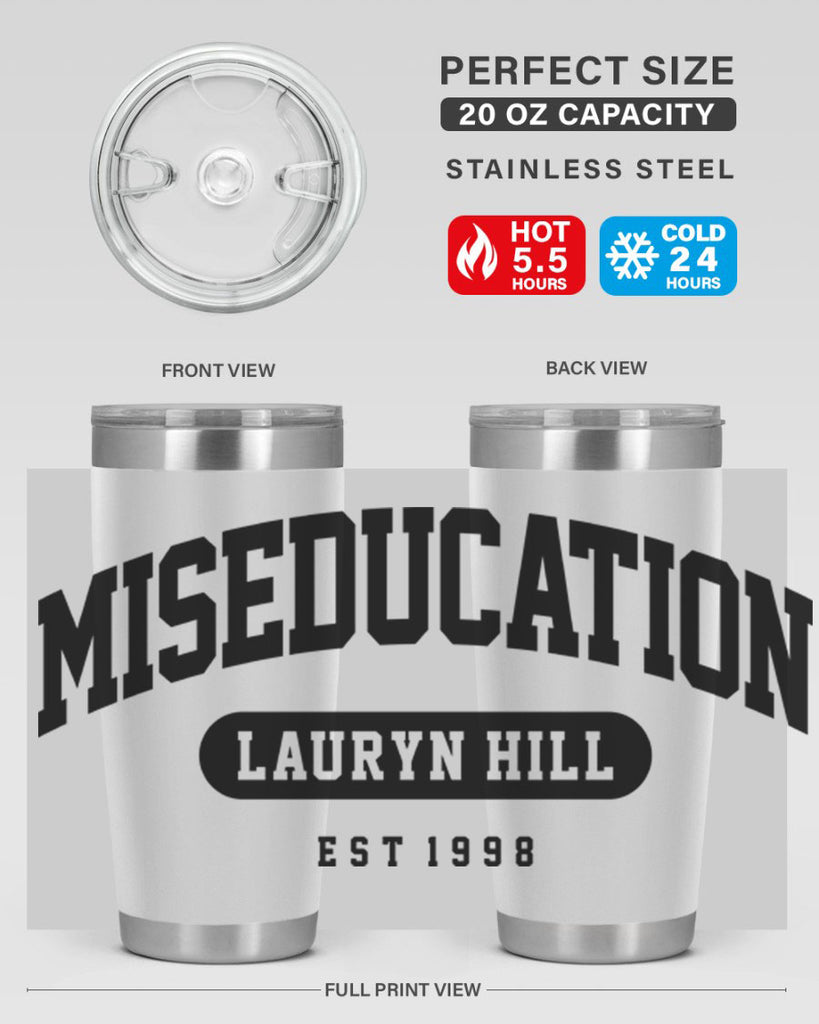 miseducation of lauryn hill college 67#- black words phrases- Cotton Tank