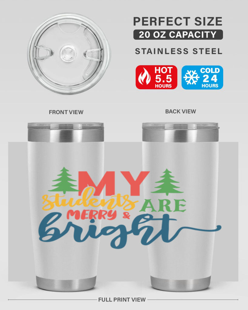 my students are merry bright Style 170#- teacher- tumbler