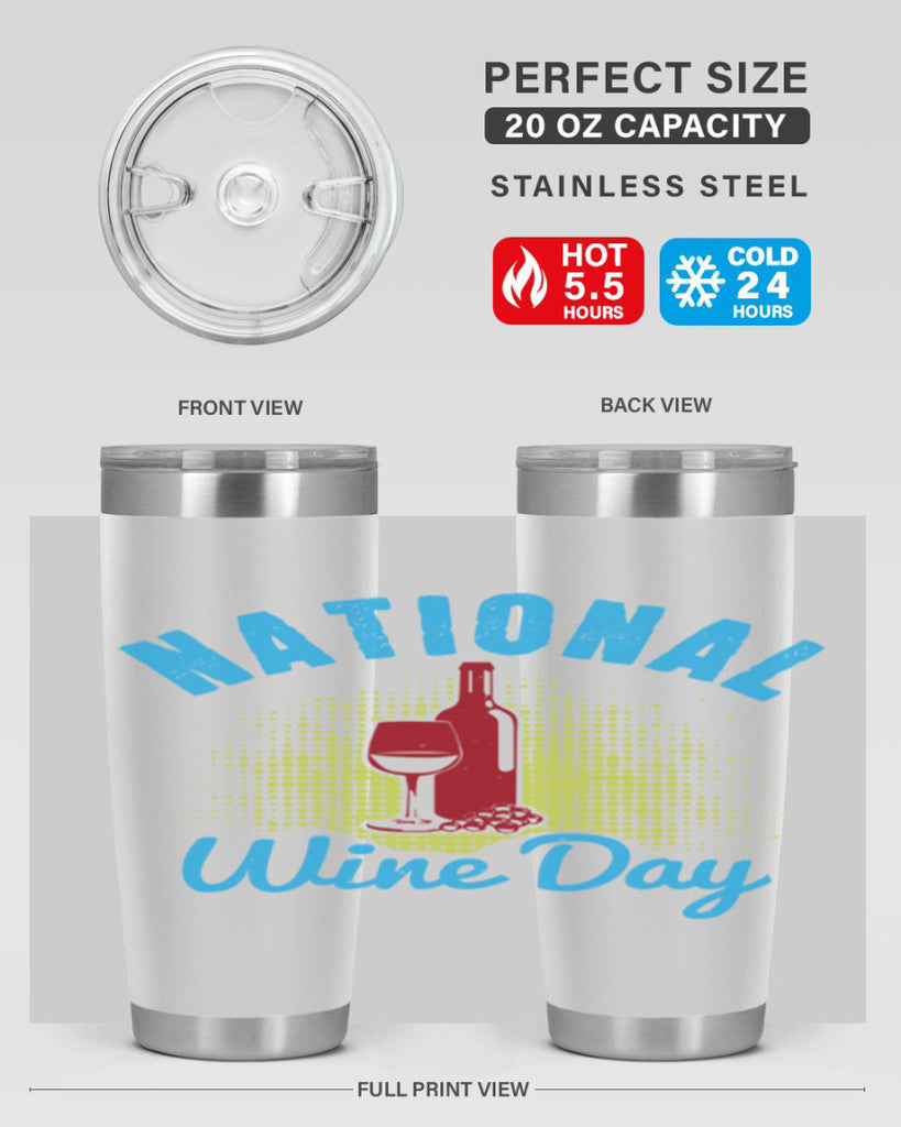 national wine day 126#- wine- Tumbler