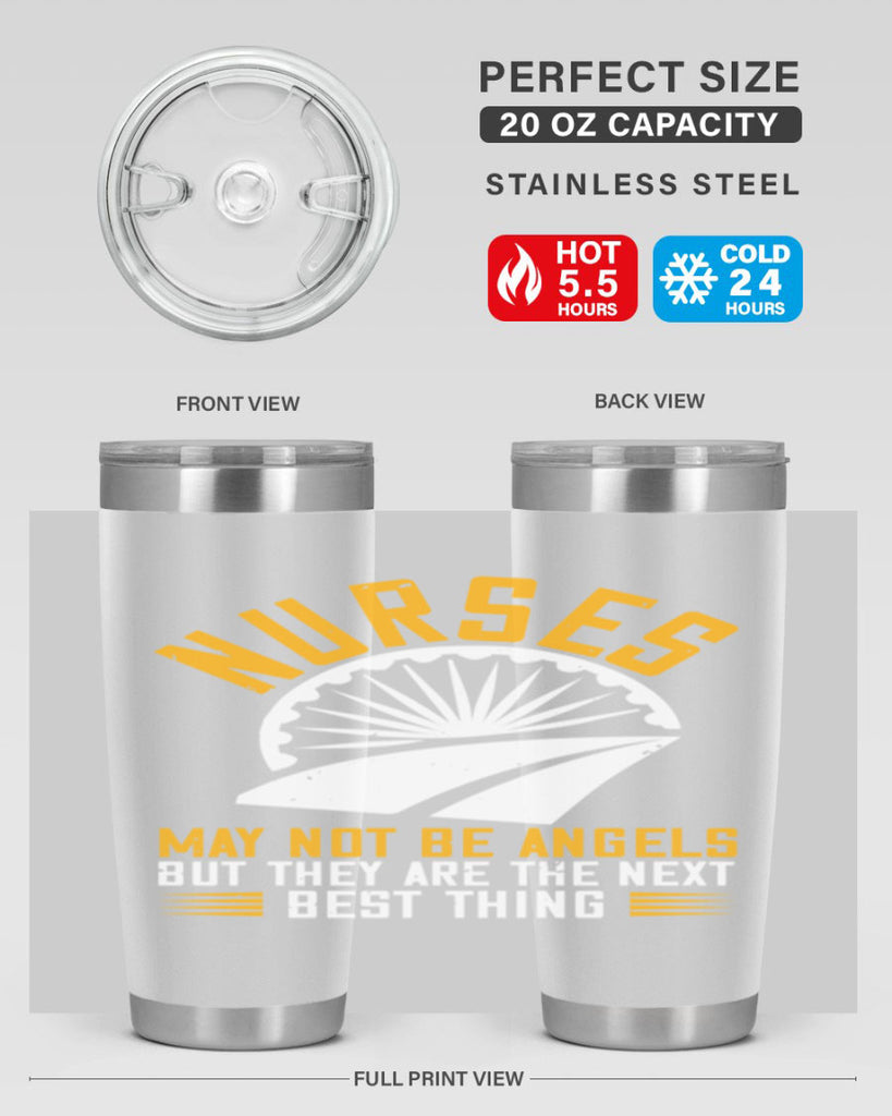 nurses may not be angels Style 265#- nurse- tumbler