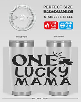 one lucky mama Style 34#- autism- Tumbler