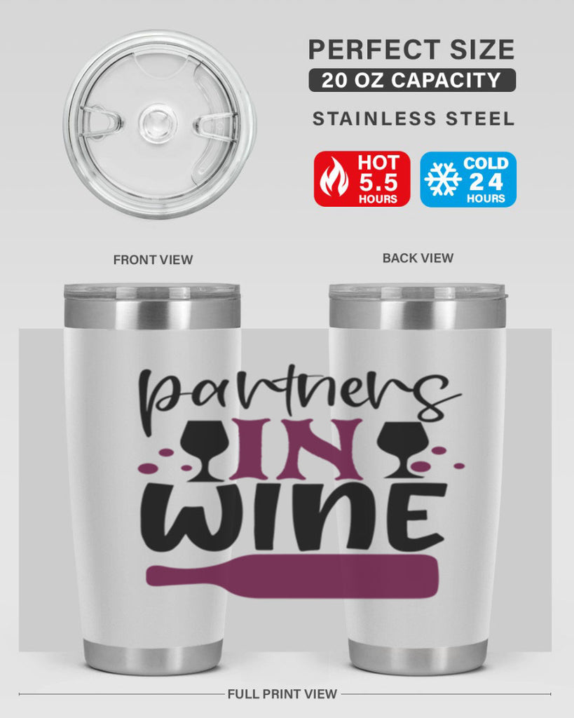 partners in wine 176#- wine- Tumbler