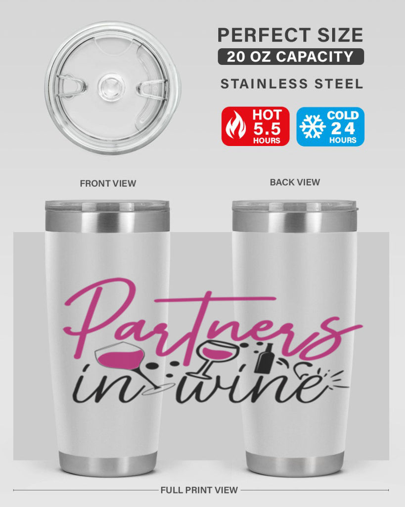 partners in wine 177#- wine- Tumbler