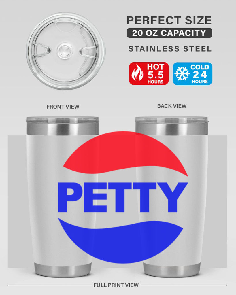 petty  pepsi 54#- black words phrases- Cotton Tank