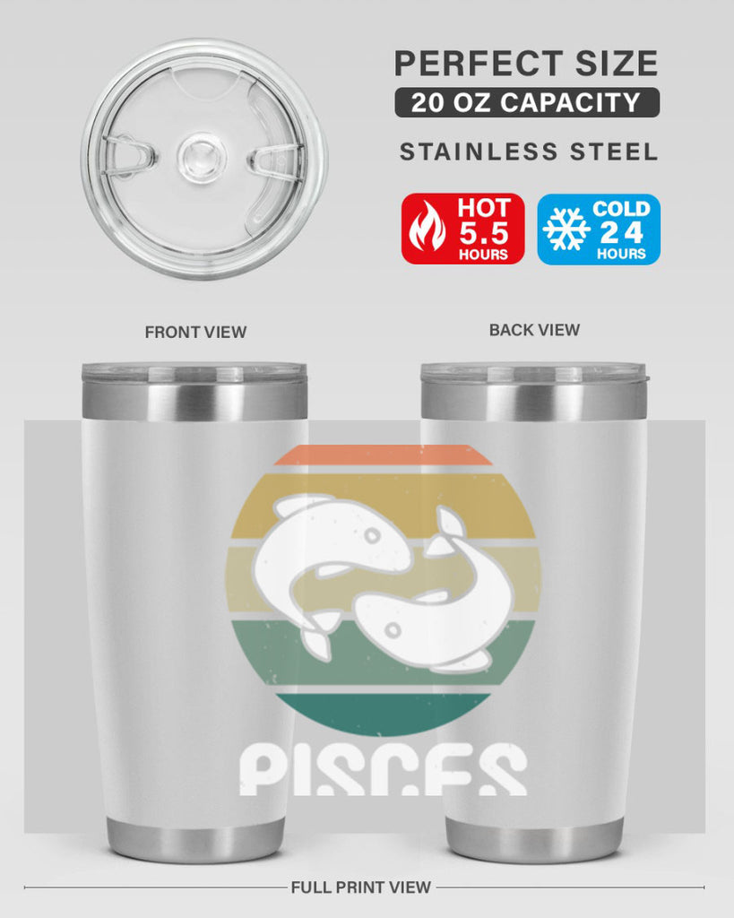 pisces 346#- zodiac- Tumbler