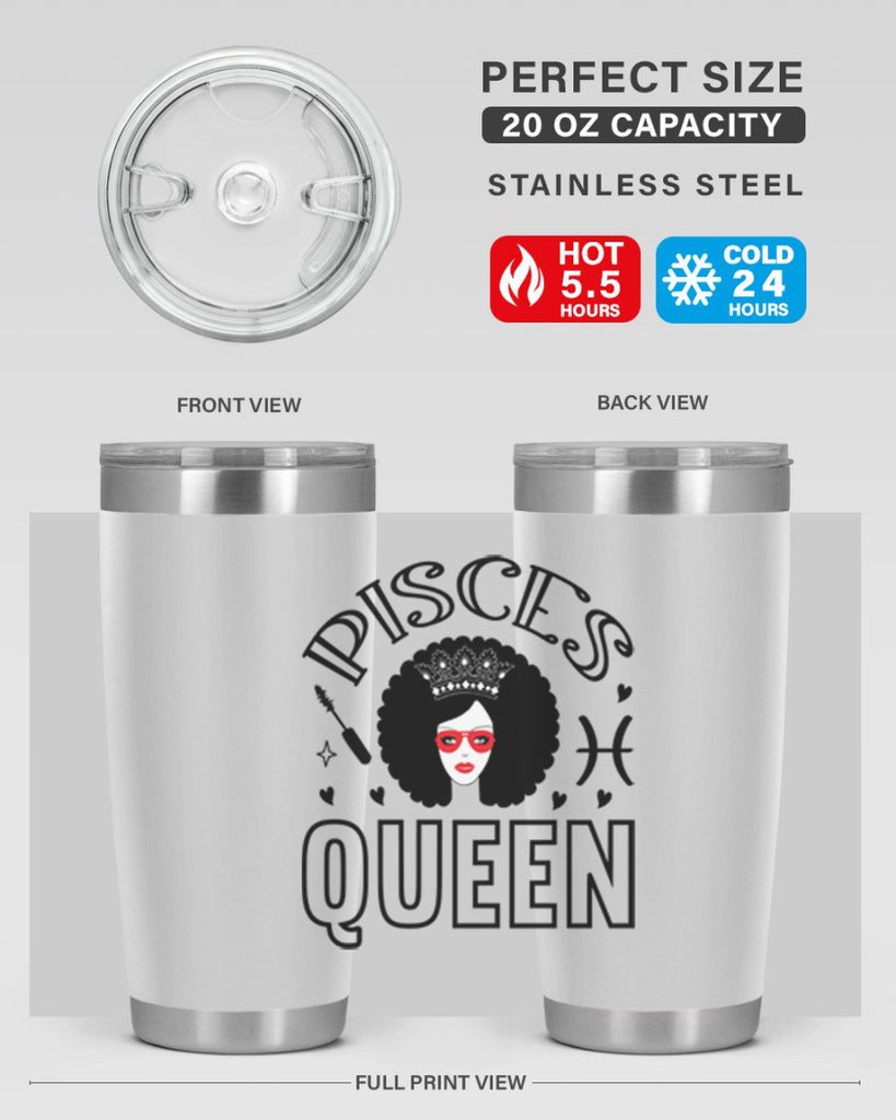 pisces queen 380#- zodiac- Tumbler