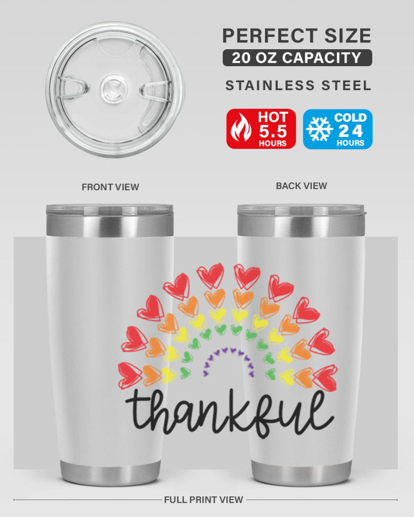 pride rainbow thankful 56#- lgbt- Tumbler