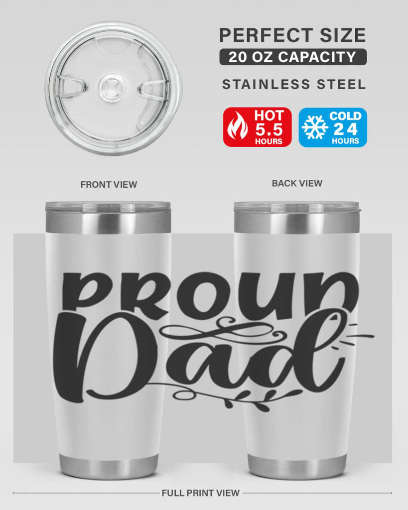 proud dad 71#- dad- Tumbler