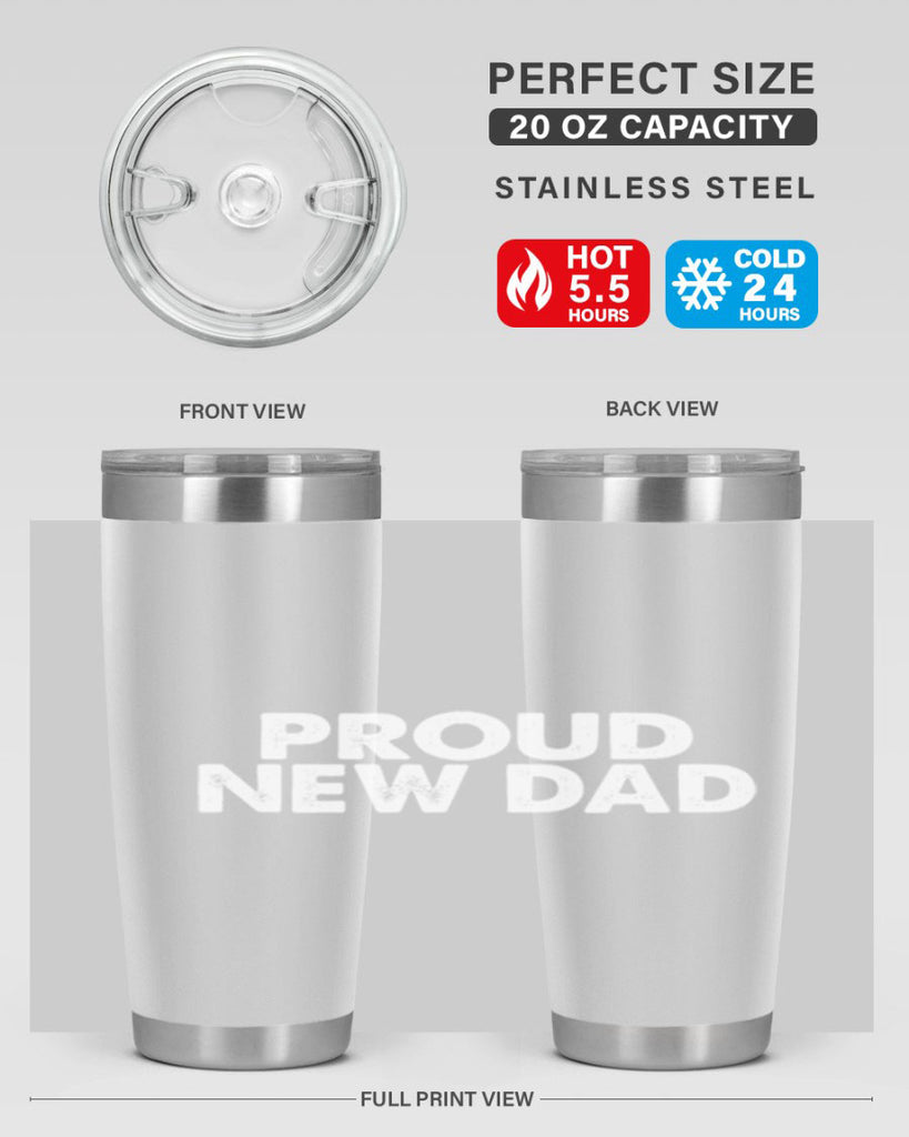 proud new dad 69#- dad- Tumbler