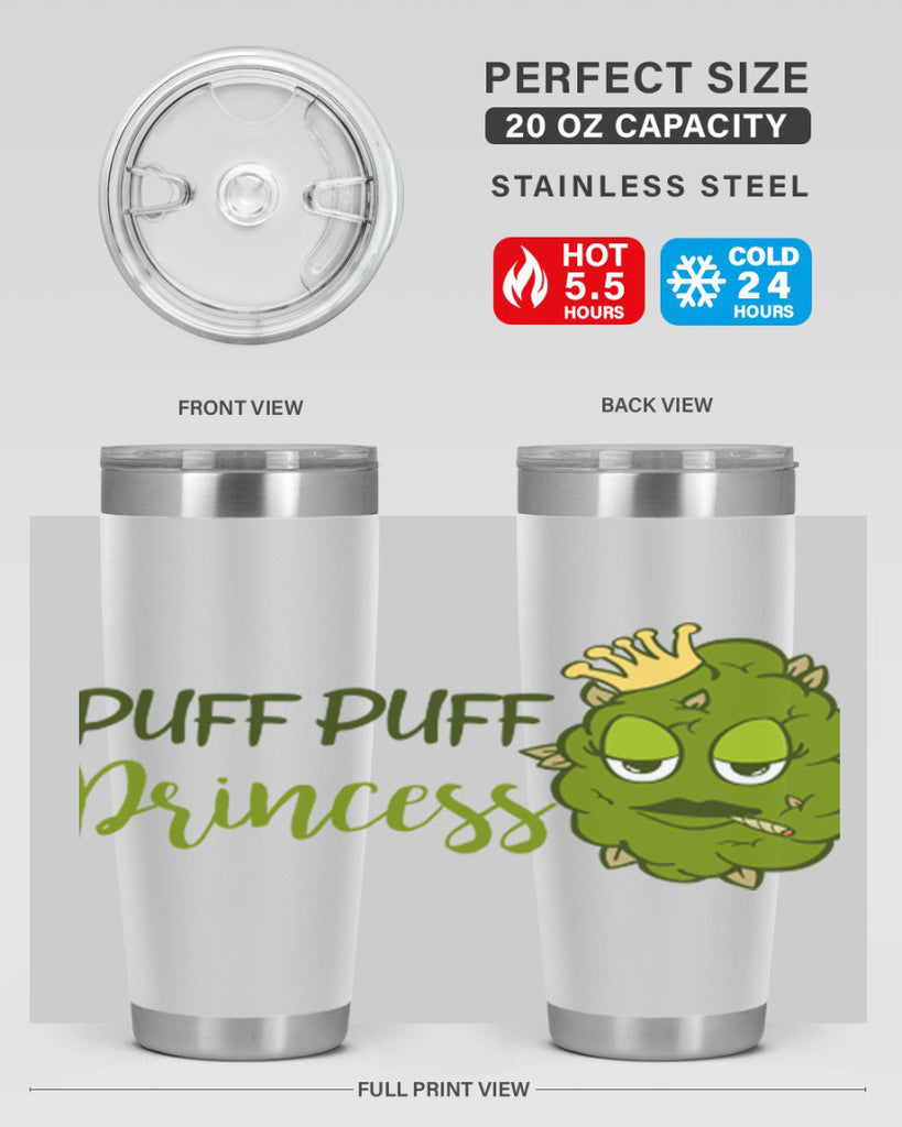 puff puff princess 220#- marijuana- Tumbler