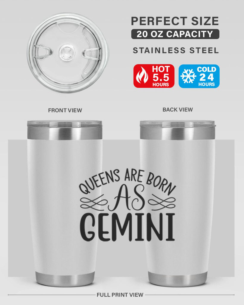 queens are born as gemini 392#- zodiac- Tumbler