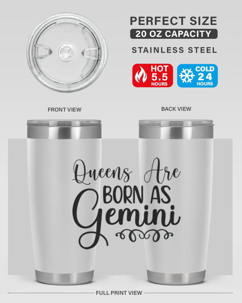 queens are born as gemini 393#- zodiac- Tumbler