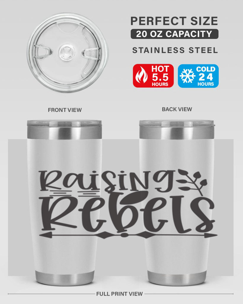 raising rebels 369#- mom- Tumbler