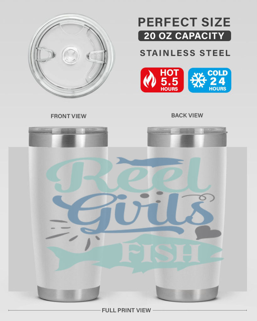 reel girls fish 198#- fishing- Tumbler