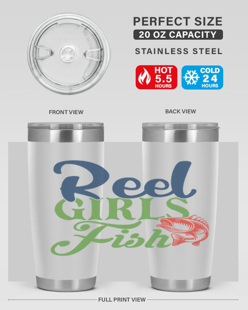 reel girls fish 199#- fishing- Tumbler