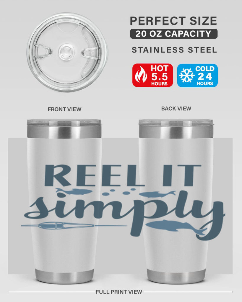 reel it 42#- fishing- Tumbler